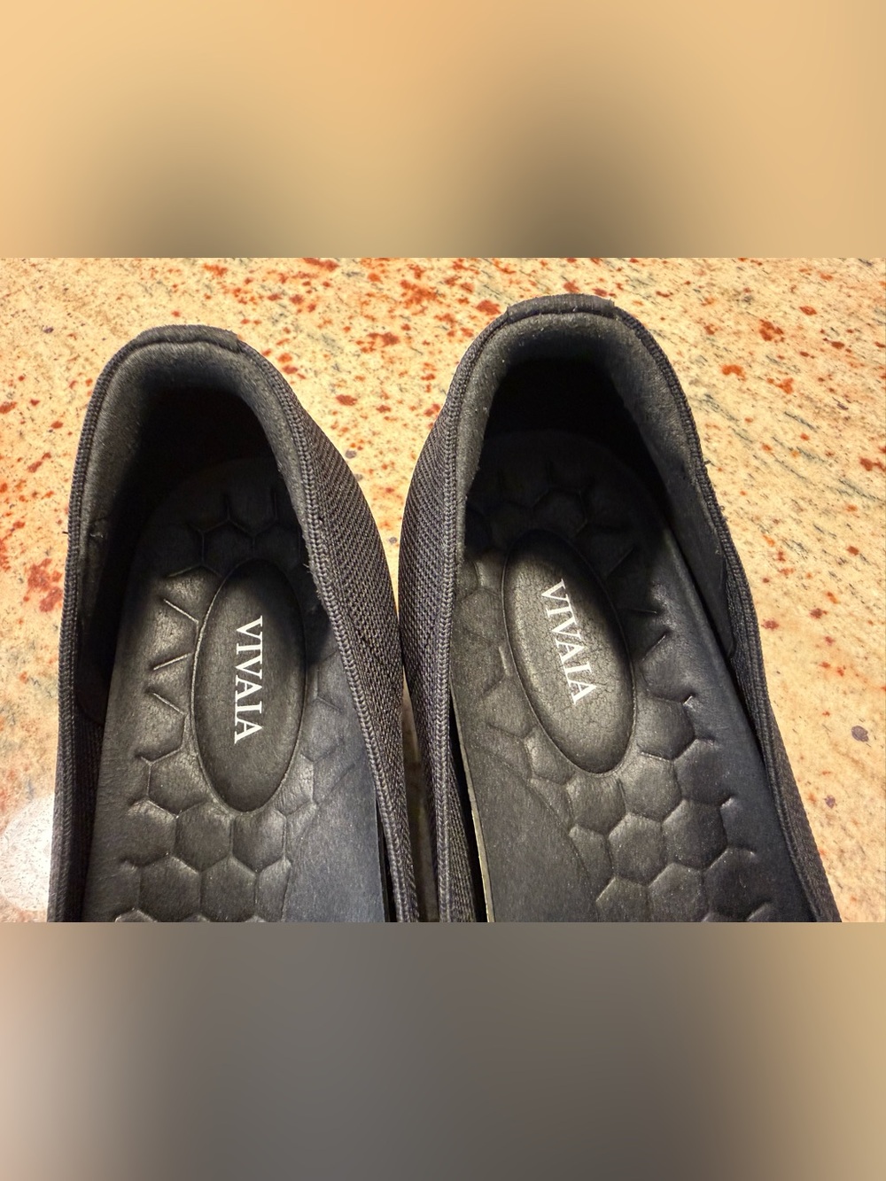 Vivaia Square Toe Chunky Heel Megan Women’s US 10.5 EU 41.5 Black Stress Free - Picture 5 of 14